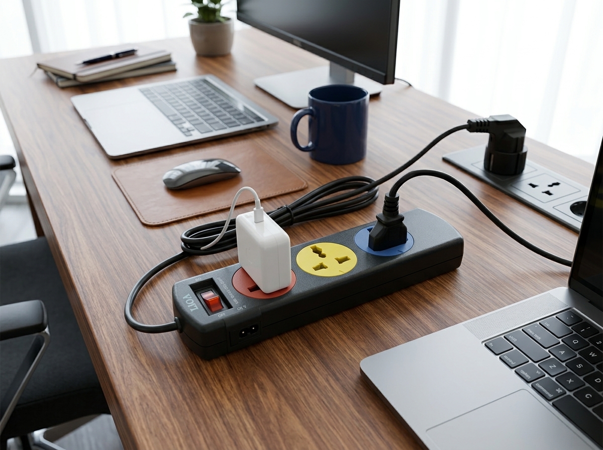 Ổ Cắm LiOA 3DND5.3.10 - 5 Mét - 3 Lõi - 2200W